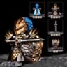 GP201 Lich King Medieval Knights Building Block Set  Round Table Anime Action Figure Collection 1