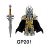GP201 Lich King Medieval Knights Building Block Set  Round Table Anime Action Figure Collection 3