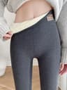 OatLuxe Thermal Lamb Wool Leggings  HighWaist Velvet Warm Pants For Winter Comfort 6
