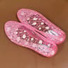 CrystalWave Womens Sequin Jelly Sandals  Lightweight Flat Beach Shoes For Everyday Comfort 9
