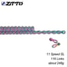 ZTTO ColourMax Universal Bike Chain  High Quality Durable Chain For 8  9  10  11  12 Speed Bikes 16