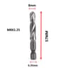 Titanium Plated HSS Hex Shank Screw Tap Drill Bits  Metric M3M10 14