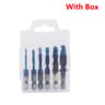 Titanium Plated HSS Hex Shank Screw Tap Drill Bits  Metric M3M10 28