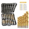 Titanium Plus HexShank HSS Drill Bit Kit  5099 Pc MetalWoodPlastic Drill Set 8