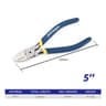 Professional 567 Inch Wire Stripping Pliers  Electrician Side Cutter  DIY Cable Nipper 6