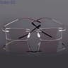 Gmei Rimless Optical Glasses  Ultralight Flexible Memory Alloy Eyeglass Frames For Men  Women 10