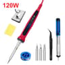 PrecisionPro 80 W Digital LCD Soldering Iron Kit  Adjustable Heat For Electronics  DIY 12