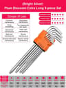 9Piece DualEnd LType Torx Star Wrench Set  Precision Plum Blossom Allen Keys For Hand Repair 8