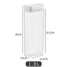 ClearLock Premium Transparent Pasta  Grain Storage Box  MoistureProof Kitchen Container 9