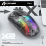 ATTACK SHARK X2 Pro Transparent Shell Wireless Gaming Mouse  TriMode 24G  BT  Wired With RGB Dock   7