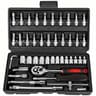 ProMaster 46Piece Socket Wrench  Ratchet Tool Kit  Complete DIY And Auto Repair Set 6