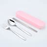 TravelMate 4Piece Stainless Steel Cutlery Set  Portable Spoon Fork Knife  Chopsticks With Storage C 10