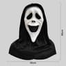 Red Tongue Scream Latex Mask  Horror Full Head Prop For Halloween Terror 9