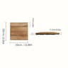 Carbonized Outdoor Wood Flooring  Waterproof Splicing Decking For Balconies  Courtyards 6