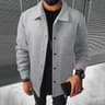 Mens Warm Brushed Jacket With Lapel ButtonDown Casual Coat  Autumn And Winter Business Casual With  6