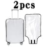 ClearGuard FullTransparent Waterproof Suitcase Cover Durable PVC Travel Luggage Protector 7
