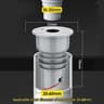 AquaGuard Premium Drain Trap Filter  StainlessSteel Kitchen  Bathroom Drainage Cover 6
