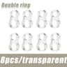 CrystalShield Transparent Silicone Door Stopper Pad  Wall  Door Handle Impact Buffer For Baby Safet 11