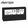 WeatherSense 3in1 Digital ThermoHygrometer Clock  Indoor Temperature  Humidity Monitor With Alarm A 9