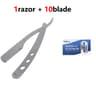 PrecisionCut Professional StraightEdge Razor  Stainless Steel Folding Shaver For Barbers  Grooming  8