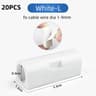 HandyClasp SelfAdhesive Cable Organizer Clips  SnapLock Wire Holder For Clean Desk  Wall Cord Manag 6