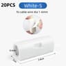 HandyClasp SelfAdhesive Cable Organizer Clips  SnapLock Wire Holder For Clean Desk  Wall Cord Manag 7
