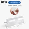 HandyClasp SelfAdhesive Cable Organizer Clips  SnapLock Wire Holder For Clean Desk  Wall Cord Manag 8