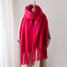CozyLux Womens Winter Scarf  Cashmere Feel Pashmina Wrap With Tassels 14