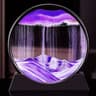 3D Moving Sand Art Picture  Round Glass Deep Sea Sandscape Hourglass Quicksand Craft For Office Hom
