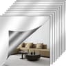 Acrylic Mirror Wall Sticker  4Piece 30x25 Cm Soft SelfAdhesive 3D Decorative Sheet Set 6