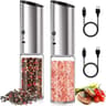Electric Salt And Pepper Grinder USB Rechargeable Automatic Pepper Mill 7