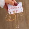 Gold Color Vintage Geometry Pearl Earrings Set Square Dangle And Round Earrings For Women Simple Tr 21