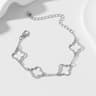 French Lucky Clover Bracelet Set For Women Stainless Steel Charm Jewelry 6
