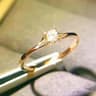Minimalist 4mm Cubic Zirconia Womens Wedding And Engagement Band 6