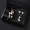 Lucky Five Petal Flower Jewelry Set For Women 5 Pieces 8