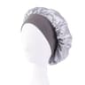 Womens Satin Wide Brim Sleep Bonnet With Elastic Band 7