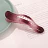 Matte Bow Duckbill Hair Clips  Solid Color Acrylic Hair Claws For Women 11