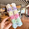 Princess Blossom Flower Hair Ties Set 12PCS Elastic Bow Scrunchies For Girls And Women 6