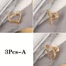 SweetHeart Mini Metal Hair Claw Clips  Non Slip Hollow Heart Barrettes For Women  Girls 14