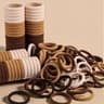 Everyday Essentials Basic Hair Bands Set  30200 Pcs Simple Nylon Hair Ropes For Women  Girls 8