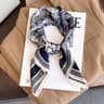LuxeGlow Silk Feeling Scarf  Luxury Square Satin Neckerchief  Fashion Headscarf For Women 14