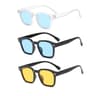 RMM Polygon Square Frame Sunglasses  HipHop Style Retro Square Shades For Men  Women 16