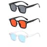 RMM Polygon Square Frame Sunglasses  HipHop Style Retro Square Shades For Men  Women 17