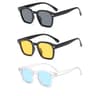 RMM Polygon Square Frame Sunglasses  HipHop Style Retro Square Shades For Men  Women 19
