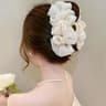 MeshBow Clip Elegance Hair Claw  Stylish Korean Inspired Hair Accessory For Women  Girls 8