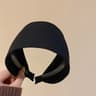 French Stripe Yarn WideEdge Headband  Solid Color High Headband For Women  Girls 12