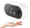 SmartDisplay USBRechargeable Infrared Touchless Soap  Sanitiser Dispenser  LED Temperature Display  7