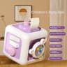 SkillCube 6in1 Montessori Sensory  FineMotor Busy Board Cube  Educational Toy For Boys  Girls 10
