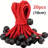 Ultra Secure 20 PCS Ball Bungee Cord Set  Elastic Rope Tarpaulin Flagpole TieDowns For Camping Tent 7