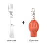 304 Stainless Steel Folding Camping Fork  Portable Travel Cutlery For Hiking And Picnic 6